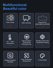 Load image into Gallery viewer, TOOLTOP T7 256*192 Android Type-C Thermal Imager 25Hz Mobile Thermal Imaging Camera for Solar Panel Power Device Fault Detect
