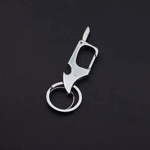将图片加载到图库查看器，Men's Multifunctional Keychain Bottle Opener Anti-Lost Car Key Ring Creative Waist Hanging Design
