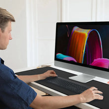Load image into Gallery viewer, XXL Black Gaming Mouse Pad – Large Non-Slip Rubber Desk Mat for Keyboard, PC &amp; Laptop
