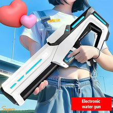 Load image into Gallery viewer, Electric Automatic Water Gun – Rechargeable High-Pressure Water Blaster for Kids &amp; Adults, Portable Outdoor Beach Toy
