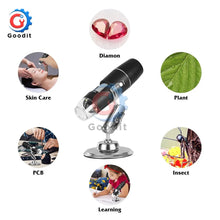 将图片加载到图库查看器，Digital Electron microscope WIFI 50x to 1000x Magnification Adjustable Endoscope with 8 LEDs for iOS Android Smartphone Tablet
