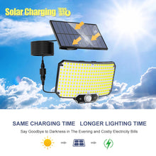 Load image into Gallery viewer, 234/318/348 LED Solar Motion Sensor Light – Super Bright Outdoor Floodlight with 3 Modes, IP65 Waterproof, Remote Control &amp; Wide-Angle Illumination
