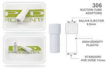 Load image into Gallery viewer, 2pcs/set Dentist Tool Disposable Surgical Dental Suction Tube Convertor Saliva Swivels Ejector Suction Adaptor Tips
