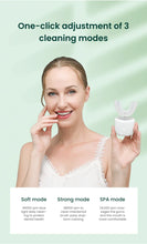 将图片加载到图库查看器，Electric U-Shaped Toothbrush for Adults - Soft-Bristles Teeth Whitening Kit, Oral Care with Auto-Timing &amp; 360° Gum Protection
