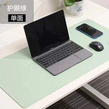 Load image into Gallery viewer, Large White PU Leather Mouse Pad – Waterproof Non-Slip Gaming Desk Mat for Keyboard &amp; Computer Setup
