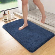 Load image into Gallery viewer, Long Hair Absorbent Bathroom Mat – Furry Non-Slip Shower &amp; Entrance Rug

