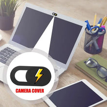Load image into Gallery viewer, Webcam Cover Shutter Magnet Slider Plastic Camera Cover For IPad Tablet Web Laptop Pc Camera Mobile Phone Lenses Privacy Sticker
