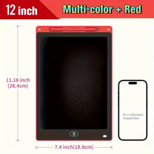 将图片加载到图库查看器，2/4Pcs LCD Writing Tablet Doodle Pad for Kids 12Inch LCD Drawing Board Colorful Reusable Writing Tablet for Educational Toy Gift
