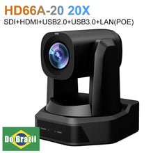 将图片加载到图库查看器，Runpu 1080P/60fps NDI Conference PTZ Video Camera 12/20/30x Zoom Ai Auto Tracking PTZ SDI Camera HDMI USB Outputs Support POE

