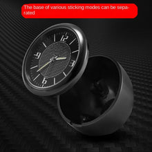 将图片加载到图库查看器，Car Clock Luminous Mini Automobiles Internal Stick-On Digital Watch Mechanics Quartz Clocks Auto Ornament 40mm 43mm

