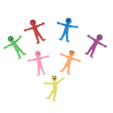 将图片加载到图库查看器，10Pcs Novelty Stretchy Stretch Toy Cute Colorful Yellow Stress Relief Stretchy Fidget Gifts TPR Soft Plastic Creative Doll Toy

