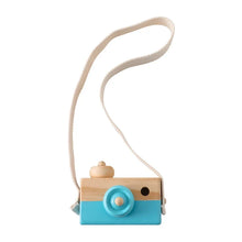 Load image into Gallery viewer, Wooden Fashion Camera Montessori Baby Toy Pendant
