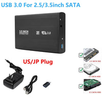 Load image into Gallery viewer, USB to SATA IDE HDD SSD 2.5/3.5 inch Adapter Hard Drive Enclosure USB3.0 Case HD External Solid State Hard Disk Box Adapter
