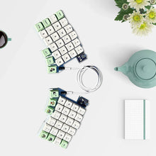 Load image into Gallery viewer, Split Keyboard Wired Ergonomics Keyboard Hot Swap Split-layout Keyboard Support QMK/VIAL Customized PC Gamer Accessories
