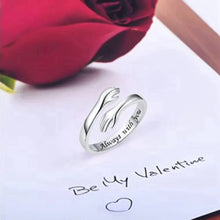 Load image into Gallery viewer, "I Love You Forever" Geometric Hug Ring Jewelry Men's and Women's Fashion Gothic Hip-hop Fashion Jewelry Gift Wholesale
