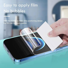 Load image into Gallery viewer, 4pcs Anti Spy Privacy Soft Hydrogel Film For iPhone 13 12 11 14 Pro Max Mini X XR XS Max 6 14 7 8 Plus 12pro 13 Screen Protector Tempered Glass Screen Protector Guard for iPhone  HD Clear Scratch Resistant Anti-Fingerprint Tempered Glass Film
