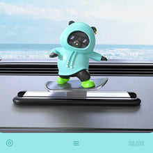 Load image into Gallery viewer, New Dashboard Car Decorations Skateboard Bear Magnetic Parking Number Plate Creative Car Cartoon Interior Interior Accessories
