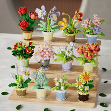 Load image into Gallery viewer, Building block flower potted plant assembly toy decoration micro particle plant potted plant children's toy gift
