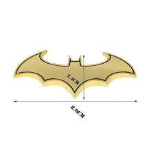 Load image into Gallery viewer, 1PC 3D Bat Shape Car Stickers Cool Metal Car Logo Emblem Sticker Decal Motorcycle Automobiles Car Styling Accessories
