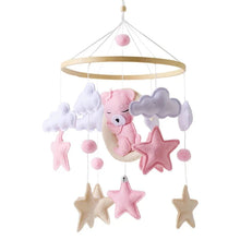 将图片加载到图库查看器，Wooden Baby Rattle Crib Mobile Holder for Newborns
