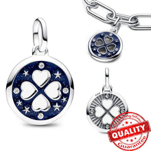 Load image into Gallery viewer, Sparkling Star Mini Dangle Charm - 925 Sterling Silver Green Heart Charm for Me Bracelet, Zircon &amp; Crystal Accent, Customizable Girl Party Jewelry
