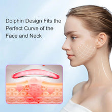 将图片加载到图库查看器，3 in 1 EMS Neck Face Beauty Device with Thermal Neck Lifting Vibration LED Facial Massager Double Chin Remover Skin Care Tool

