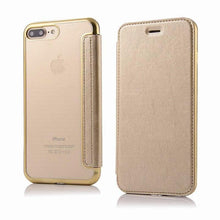 Load image into Gallery viewer, Luxury Slim Leather Wallet Flip Case For iPhone 14 Pro 13 12 Card Holder Cover Shock-Absorption Anti-Scratch Bumper Back Cover for New iPhone

