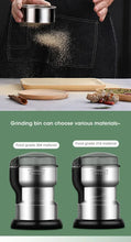 Load image into Gallery viewer, 400W Stainless Electric Grinder Baby Food Pulverizer Coffee Beans Mill Grinder  Fast Grinding Multifunction Smash Machine
