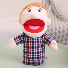 Load image into Gallery viewer, 28-33cm Kids Plush Finger &amp; Hand Puppet Popular Activity Boy Girl Role Play Bedtime Story Props Family Role Playing Toys Doll
