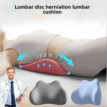 Load image into Gallery viewer, Ergonomic Lumbar Support Pillow for Sleeping – Memory Foam Back Cushion for Lower Back Pain Relief
