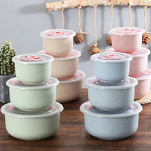 Load image into Gallery viewer, 3PCS Bento Food Storage Containers – Microwaveable Meal Prep Box
