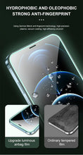 Load image into Gallery viewer, 2Pcs Luminous Protective Glass For iPhone 14 13 12 11 Pro Max X XR XS Screen Protector For 7 8 6 Plus SE3 Glowing Tempered Glass  Luminous Glowing Tempered Glass Screen Protector for iPhone
