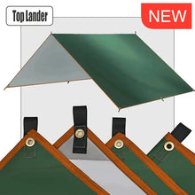 Load image into Gallery viewer, Ultralight Waterproof Tarp Tent – Large Sun Shelter Awning for Camping, Beach &amp; Outdoor Adventures
