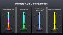 Load image into Gallery viewer, For Playstation5 Controller Holder Earphone Hanger Accessories Gaming RGB Headphone Stand for Desktop Gamer PS4 Xbox PS5 Gamepad
