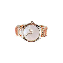 Load image into Gallery viewer, 2023 Unique Imitation Watch Design with Gold Color Open Ring, Gothic Girls' Fashion Jewelry For Women Party Luxury Accessories
