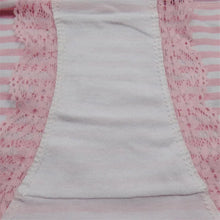 Load image into Gallery viewer, Women's Underwear Cotton Sexy Lace Panties Striped Briefs Everyday Lingerie Girls Ladies Knickers Size M L XL 5 Pcs/set
