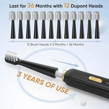 Load image into Gallery viewer, Sejoy Sonic Electric Toothbrush for Adults Dental Rechargeable 5 Cleaning Modes Sonic Toothbrush Personal Care Appliances

