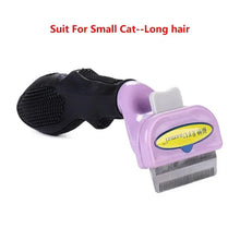Load image into Gallery viewer, Cat &amp; Dog Hair Removal Comb – Professional Grooming Brush for Shedding Control, Massage &amp; Cleaning | Stainless Steel Deshedding Tool
