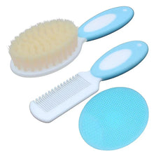 Load image into Gallery viewer, Baby Hair Brush Set – Soft Silicone Bristle Comb for Newborns
