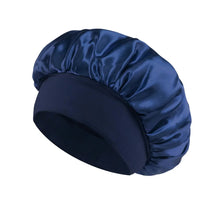 Load image into Gallery viewer, Women’s Satin Bonnet – Wide-Brim Night Sleeping &amp; Hair Care Cap
