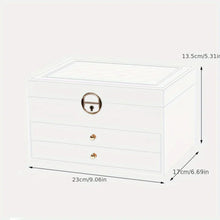 Load image into Gallery viewer, Jewelry Storage Box – Necklace &amp; Earrings Organizer for Gifts
