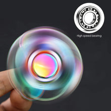 Load image into Gallery viewer, Stainless Steel Fidget Spinner – High-Speed Precision Metal Hand Spinner | 3+ Minute Spin Time for EDC, ADHD &amp; Anxiety Relief
