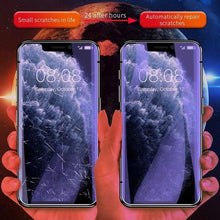 Load image into Gallery viewer, 4pcs Anti Spy Privacy Soft Hydrogel Film For iPhone 13 12 11 14 Pro Max Mini X XR XS Max 6 14 7 8 Plus 12pro 13 Screen Protector Tempered Glass Screen Protector Guard for iPhone  HD Clear Scratch Resistant Anti-Fingerprint Tempered Glass Film
