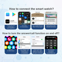 Load image into Gallery viewer, H9 New Smart Watch 2.01 Inch HD Display Answer Make Call Message Preview Sport Modes DIY Dial Weather Forecast For Men Women
