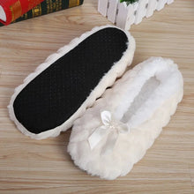 Load image into Gallery viewer, Winter Warm Slipper Womens Home Plush Soft Fluffy Cute Funny Indoor House Female Non Slip Ladies Floor Shoes Heart Love Grip
