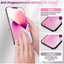 将图片加载到图库查看器，4PCS Tempered Glass for iPhone 11 14 12 13 Pro XR X XS Max Screen Protector on for iPhone 14 Pro Max Mini 7 8 6 6S Plus SE Glass Easy Installation Bubble Free HD Clear Scratch Resistant Anti-Fingerprint Tempered Glass Film
