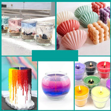 将图片加载到图库查看器，Candle Dyes Kit – Liquid Colorant Pigment Set for DIY Candle &amp; Soap Making | Vibrant Wax Dye for Soy, Beeswax &amp; Gel Candles
