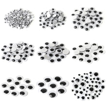 将图片加载到图库查看器，Self-Adhesive Googly Wiggle Eyes - 100/200/550pcs for DIY Crafts &amp; Handmade Toys
