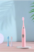 将图片加载到图库查看器，Electric Toothbrush for Adults Soft DuPont Bristle Portable Battery Endurance IPX6 Waterproof Intelligent Effective Oral Care
