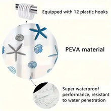 Load image into Gallery viewer, Patterned Waterproof Shower Curtain – PEVA Bathroom Partition &amp; Decor
